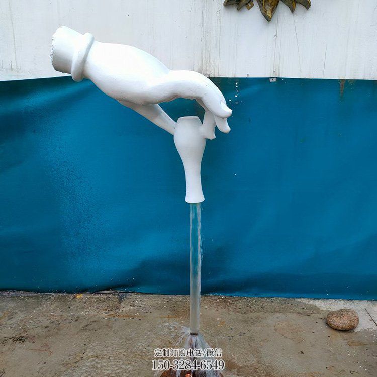 水龙头雕塑流水雕塑制作 水龙头雕塑流水雕塑制作
