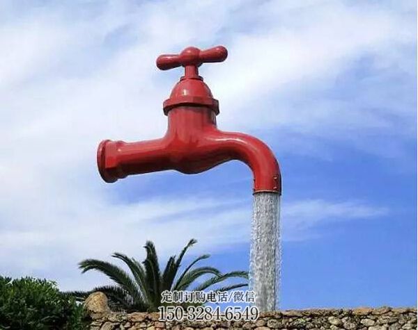 悬空流水水龙头雕塑厂,喷水艺术类型
