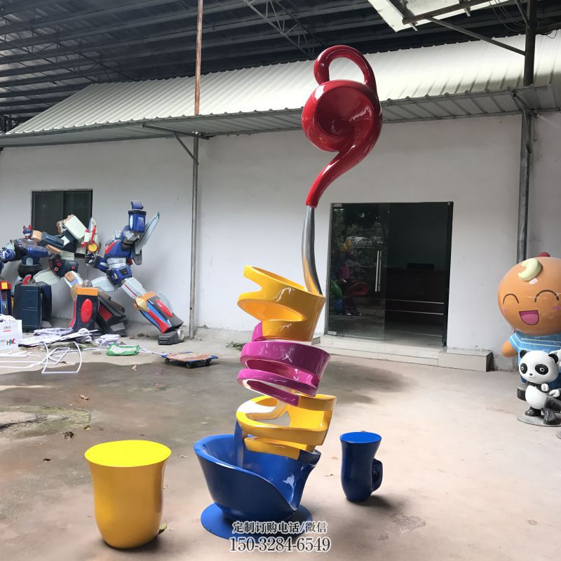 步行街悬壶雕塑 游乐场景观小品 铸造雕塑 步行街悬壶雕塑 游乐场景观小品 铸造雕塑
