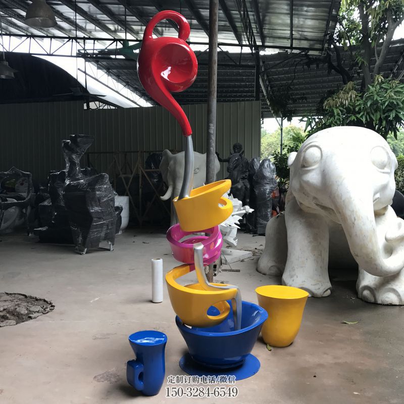 草地悬壶雕塑 现代校园小品 大型雕塑 草地悬壶雕塑 现代校园小品 大型雕塑
