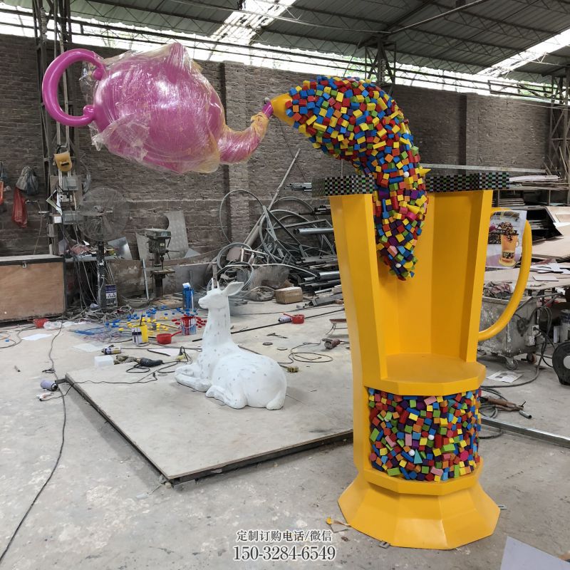 村口悬壶雕塑 哑光景观摆件 公园雕塑 村口悬壶雕塑 哑光景观摆件 公园雕塑
